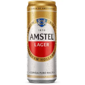 Cerveja Amstel Lager Puro Malte Lata 350ml